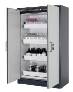 Bezpečnostní skříň s požární odolností 90min_4x zásuvka, ocelový poplastovaný plech